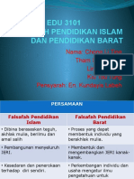 Falsafah Pendidikan Islam Barat