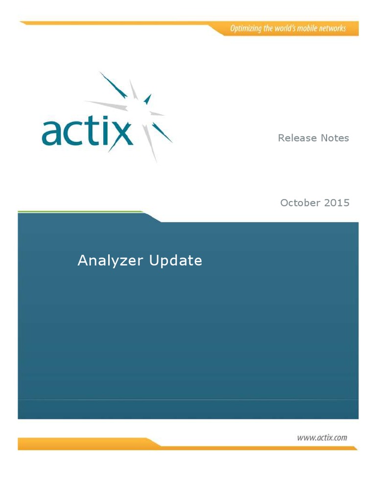 ReleaseNotes AnalyzerUpdate 2015 10 October | PDF | Microsoft Sql ...