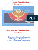 Heat Affected Zone Welding Concerns