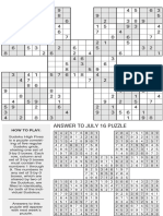 Printable Sudoku High-Five, July 23