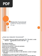 Relación funcional