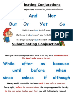 Co-Ordinating Conjunctions: or ND or Ut R Et o