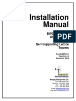 Excel 10 Self Supporting Lattice Tower Installation Manual
