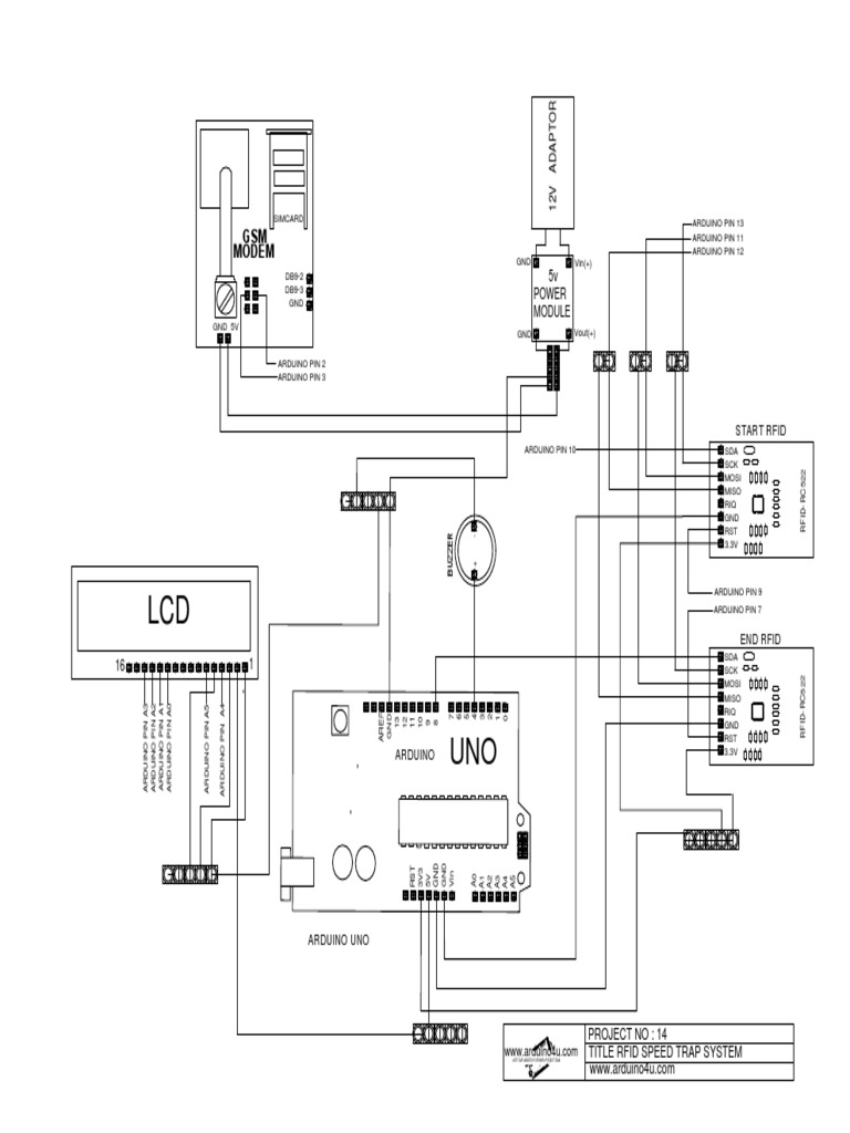 Arduino RFID Speed Trap System | PDF