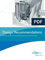 Design Recommendations - For Pump Stations With Large Centrifugal Flygt Wastewater Pumps