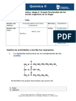 Actividad Integradora Etapa 2 Grupos Funcionales de Los Productos Organicos en Tu Hogar.