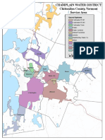 Map: Champlain Water District, 2016