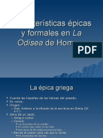 Características Épicas y Formales en La Odisea