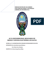 Alta Disponibilidad Resguardo de Medios y Boveda Electronica PDF