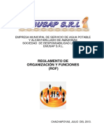 Reglamento Organización EMUSAP S.R.L