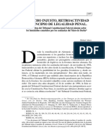 Alexy - Derecho Injusto, Retroactividad y Principio de Legalidad Penal PDF