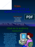 Auditoria nocturna hoteles