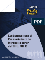 002 Condiciones para El Reconocimiento de Ingresos A Partir Del 2018 - NIIF 15 PDF