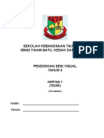 Kertas Soalan SK Tikam Batu Tahun 3