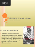 Generos Epico e Lirico