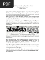 La Exhibición y Creación Audiovisual en El Cusco Para Braddy