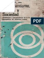 De Santa Ana Julio Protestantismo Cultura y Sociedad en Latinoamerica