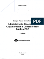Denis Rocha - Administração Financeira e Orçamentária e Contabilidade Pública FCC - 2º Edição - Ano 2010