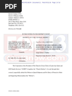 Motion by LDS Church To Quash Subpoena