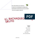 El Bachaqueo Como Delito