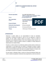 Silabo de Nuevo Reglamento de Contrataciones Del Estado-Virtual PDF