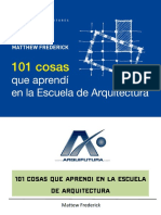 ▪⁞ Mattew Frederick - 101 Cosas que aprendien la escuela de arquitectura ⁞ ▪AF