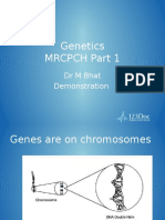 Genetics MRCPCH Part 1: DR M Bhat Demonstration