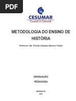 Metodologia Do Ensino de História Unicesumar PDF