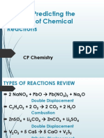 Steps To Predicting The Products of Chemical Reactions