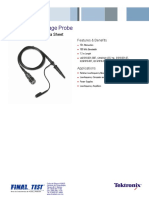 Passive 10X Voltage Probe: TPP0100, TPP0101 Data Sheet