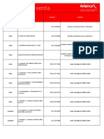 Avianca Oficinas de Venta Ecuador