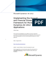 Implementing The Account and Financial Dimensions Framework Ax2012