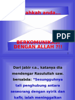 Komunikasi Dengan Allah1