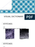 Visual Dictionary Seams Classifications