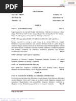 Ece III Field Theory (10es36) Notes