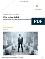 Film Review - Kabali - Livemint