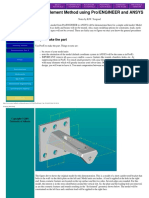 Tutorial - Finite Element Method using Pro ENGINEER and ANSYS.pdf