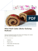 Mini Roll Cake