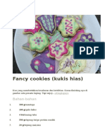 Fancy Cookies