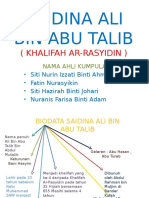 Saidina Ali Bin Abu Talib