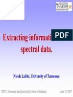 Extracting Information From Spectral Data.: Nicole Labbé, University of Tennessee