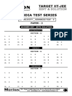 All India Test Series: Target Iit-Jee
