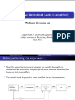 Phase Sensitive Detection (Lock-In-Amplifier) : Wadhwani Electronics Lab