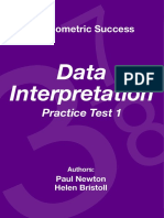 Psychometric Success Numerical Ability - Data Interpretation Practice Test 1