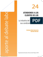 La Industria Del Call Center y Sus Condiciones Laborales 2010