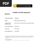 Power System Analysis Lab1-LEYBOLD EQUIPMENT INSPECTION & TRANSIENT MEASUREMENT