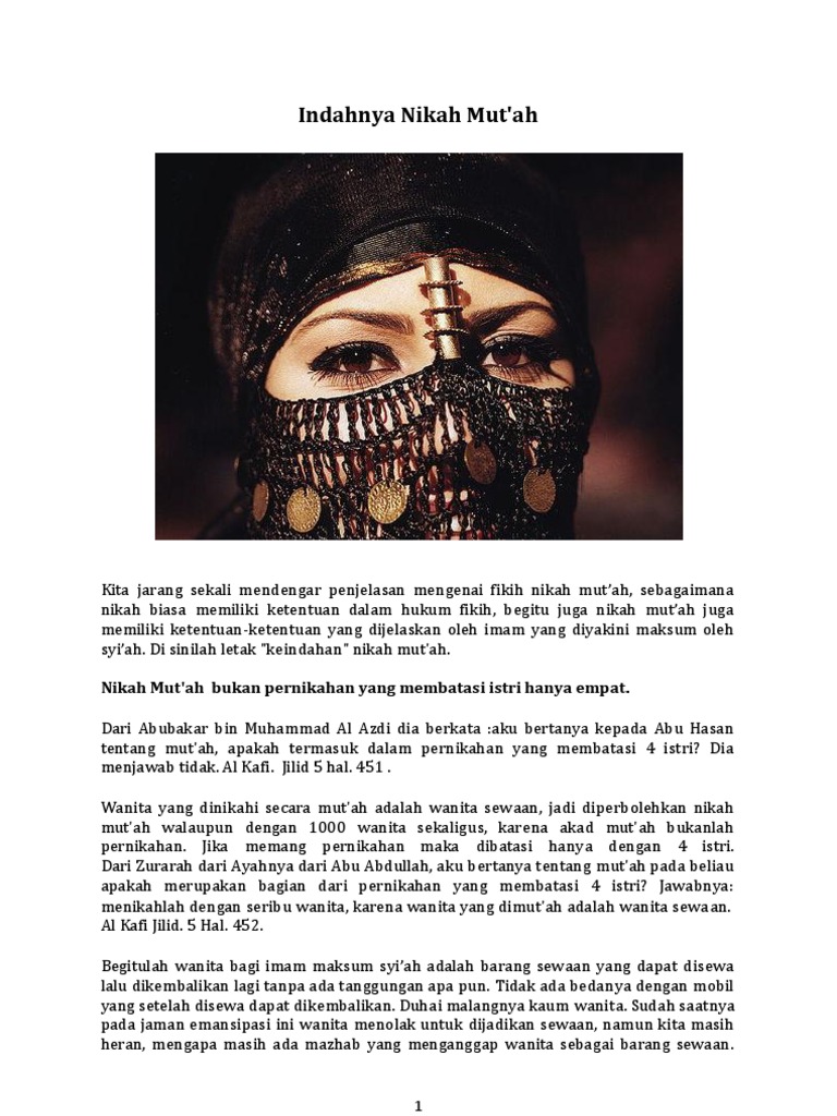 Indahnya Nikah Mut Ah Pdf