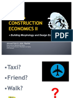 Building Morphology - Construction Economics