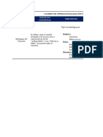 Cuadro de Operacionalización de Variables