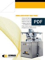 Double Sided Rotary Tableting Machine cGMP